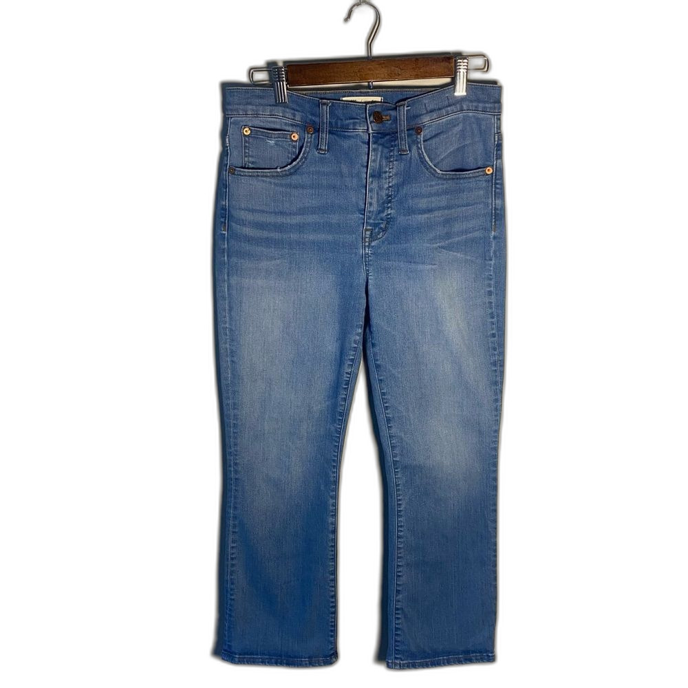 Madewell Cali-Demi-Boot Blue Light Wash Size 28 Women High Rise